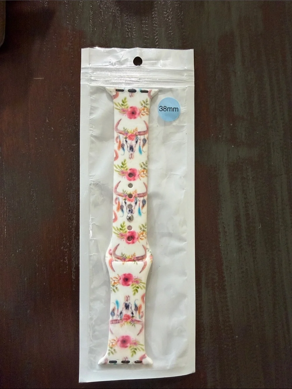 Floral Dreamcatcher Silicone Watch Band - 38mm